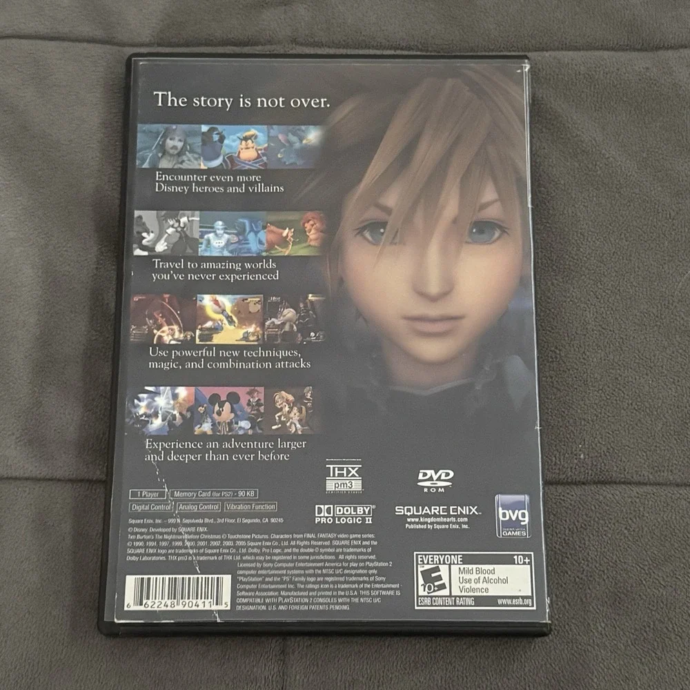 Kingdom Hearts II (PlayStation 2, 2006) CIB